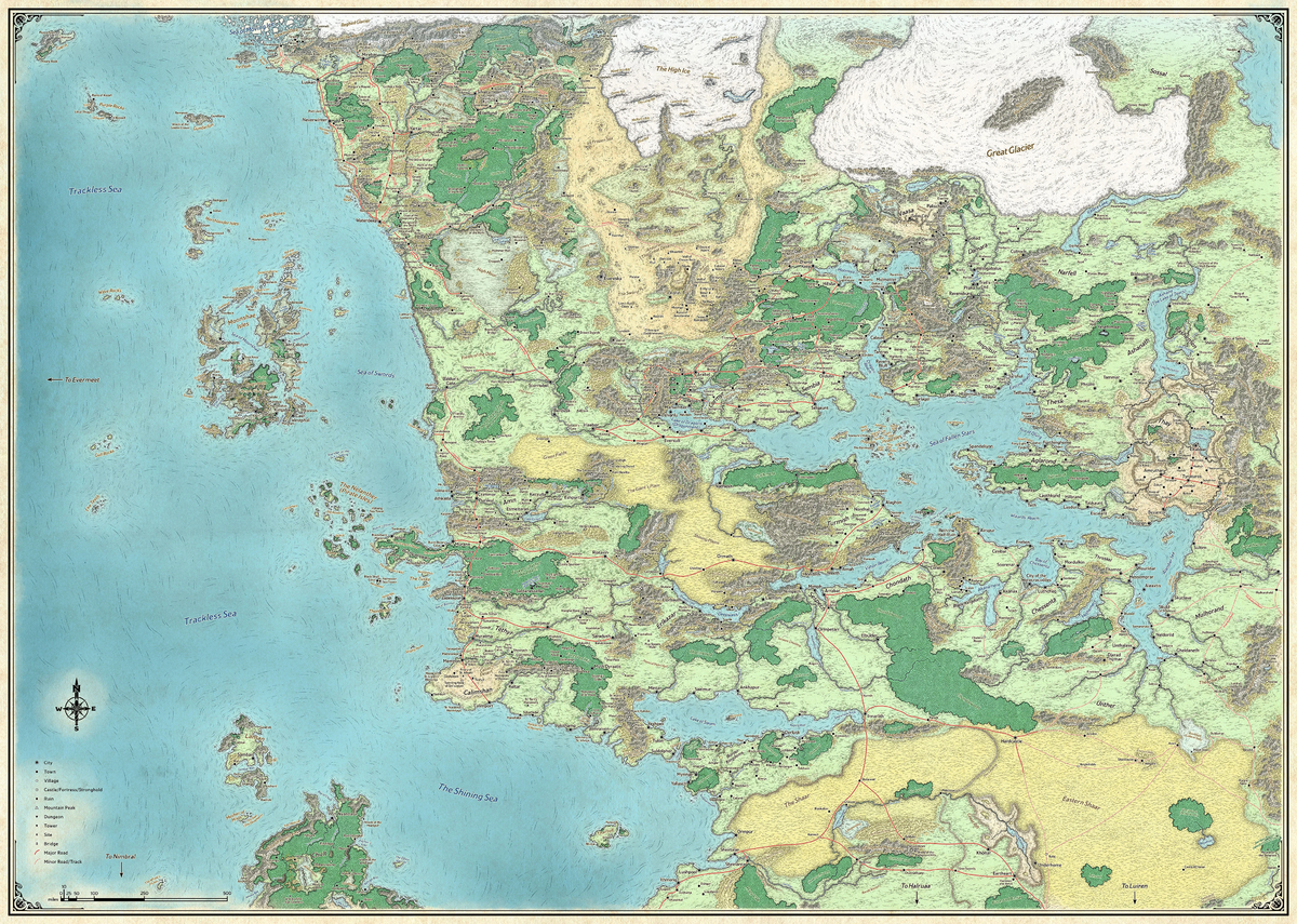 Atlas of Faerûn 费伦大陆地图集 - 龙与地下城TRPG - 灰机wiki - 北京嘉闻杰诺网络科技有限公司
