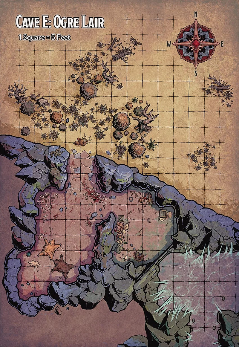 文件:Adventure-HotB-029-map-1.06-ogre-lair-player.webp - 龙与地下城TRPG - 灰机 ...