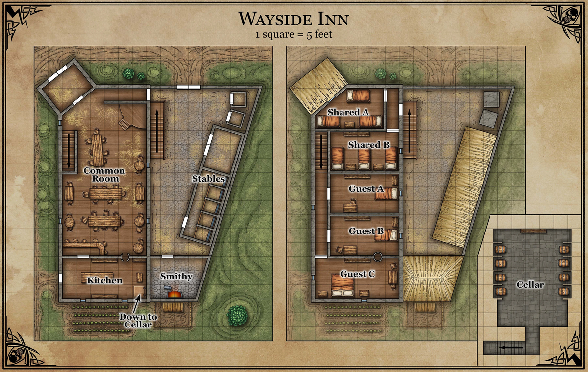 Attack on the Wayside Inn 路边旅馆的袭击 - 龙与地下城TRPG - 灰机wiki - 北京嘉闻杰诺网络科技有限公司