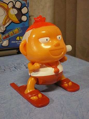电击小子发条玩具模型,电击小子漫画版青文出版社快乐快乐月刊连载中.