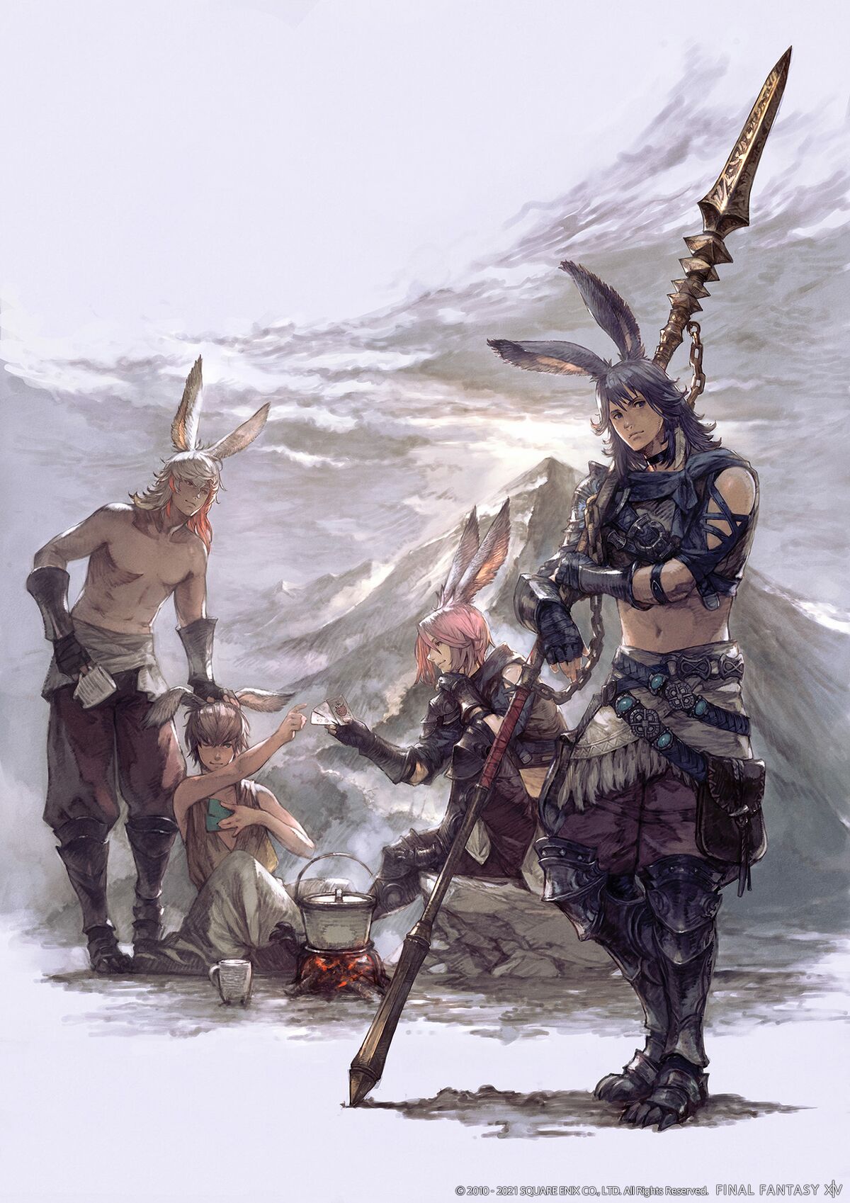 维埃拉族男性原画 - 最终幻想XIV中文维基 - 灰机wiki - 北京嘉闻杰诺网络科技有限公司