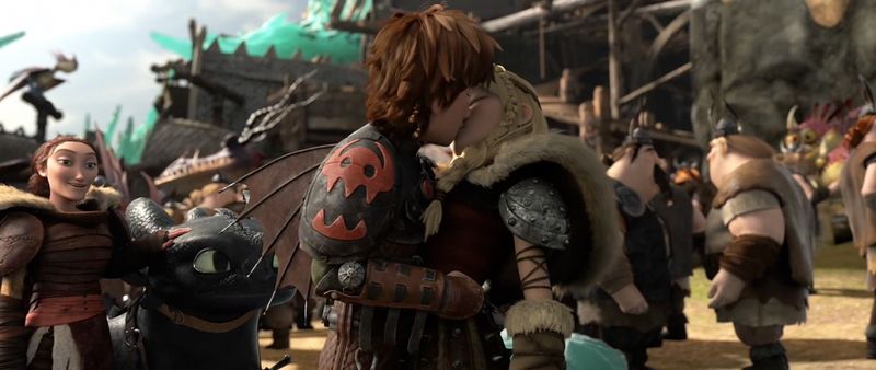文件:Astrid and Hiccup kissing HTTYD2.jpg - 驯龙高手中文维基 - 粉丝建设的驯龙高手中文百科全书 ...