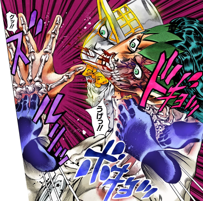 文件:DiU 385 Highway Star burrows feet into Rohan.webp - JoJo的奇妙冒险中文维基 ...