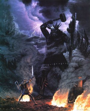 Ted Nasmith - Morgoth and the High King of Noldor.jpg