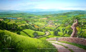 Ted Nasmith - The Shire A View of Hobbiton from the Hill.jpg