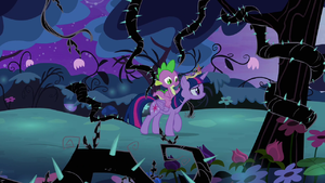 Twilight and Spike "are we there yet" S4E02.png