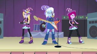 Trixie and the Illusions on stage EG2.png