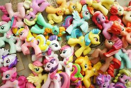 Assorted molded pony toys.jpg