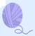 紫色毛线球