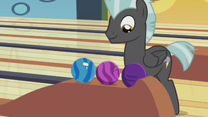 Thunderlane with the bowling balls S5E9.png