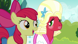Apple Bloom singing "a bond that never ends" S5E17.png