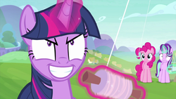 Twilight Sparkle committing kite torture MLPS4.png