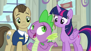 Spike "too squeaky! better keep looking!" S5E3.png
