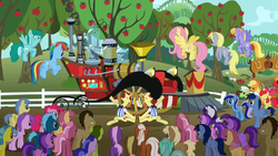 Crowd looking at the Super Speedy Cider Squeezy 6000 S2E15.png