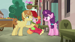 Feather Bangs giving roses to Sugar Belle S7E8.png