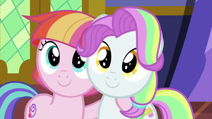 Toola Roola and Coconut look at Mane Six S7E14.png