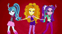 Dazzlings sing on red background EG2.png