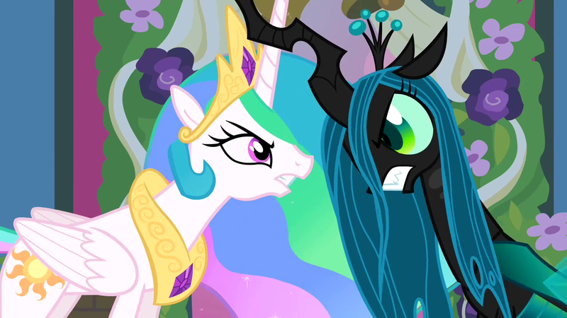 文件:Celestia and Chrysalis lock horns S02E26.png - 小马中文维基 | MLP中文维基 | 我的 ...