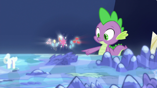 Mane Six's cutie marks float over the Hollow Shades S7E26.png