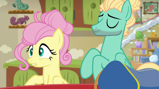 Zephyr gives Fluttershy a new mane style S6E11.png