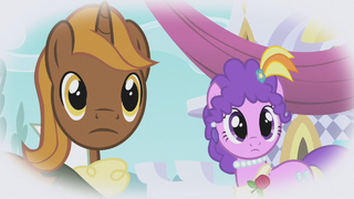 Chocolate Tail and Purple Wave looking at Rarity S1E03.png