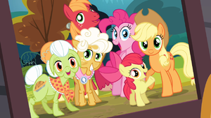 Framed photo of the Apples and Pinkie S4E09.png