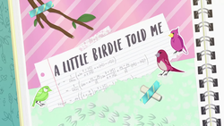 A Little Birdie Told Me title card EGDS10.png