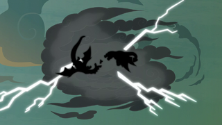 Dragons getting struck by lightning S7E16.png