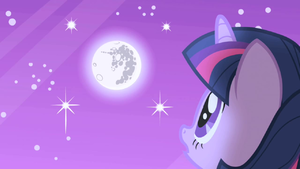 Twilight looks up at the moon S1E01.png