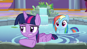 Twilight annoyed by interrupted alone time MLPCS4.png