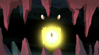 Torch opening his massive glowing maw S7E16.png