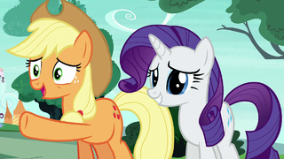 Applejack Changeling "you freaked out and ran away" S6E25.png