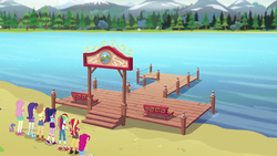 The Camp Everfree dock is repaired again EG4.png