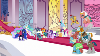 Star Swirl reuniting with Celestia and Luna S7E26.png