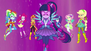 Equestria Girls in their Crystal Guardian forms EG4.png