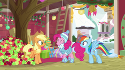 Pinkie Pie excited about her idea BGES1.png