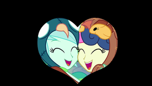 Lyra and Sweetie Drops heart-shaped iris out EG3.png