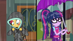 Sunset in a hoodie; Twilight holding an umbrella SS6.png