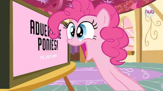 Hub Promo - 8 bit commercial Happy Pinkie.png