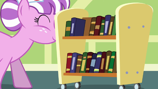 Nurse Sweetheart and rolling bookcase S02E16.png