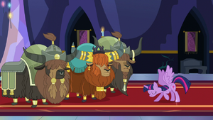 Twilight bows to Prince Rutherford S5E11.png