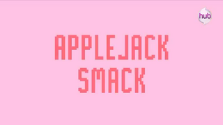 Hub Promo - 8 bit commercial Applejack Smack.png