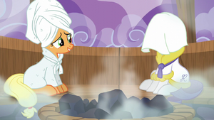 Applejack sits on the bench S6E10.png