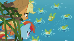 Large group of bite-acudas under Rainbow and AJ S8E9.png