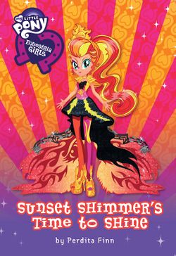 Sunset Shimmer's Time to Shine book cover.jpg
