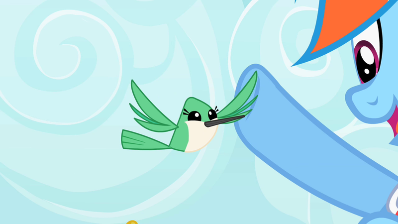 文件:Hummingbird high-fiving Rainbow Dash S2E07.png - 小马中文维基 | MLP中文维基 ...