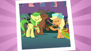Applejack playing the fiddle S2E26.png