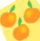 三个橙色的桃子