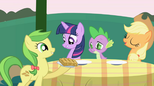 Apple Fritter places food on the table S1E01.png