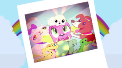 Photograph of the Mane Seven's pets SS7.png